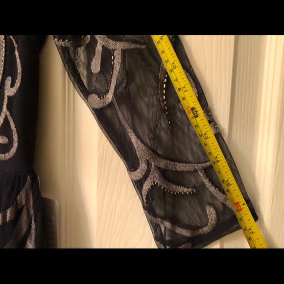 JS Collections Navy Blue gown - Picture 8 of 9